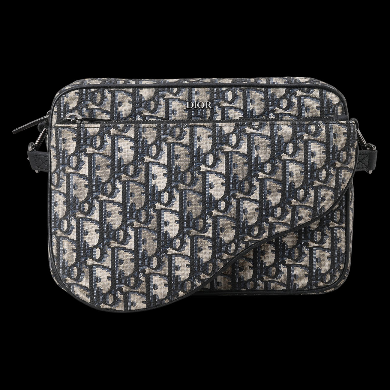 CHRISTIAN DIOR(USED)디올 오블리크 새들 트리플 파우치